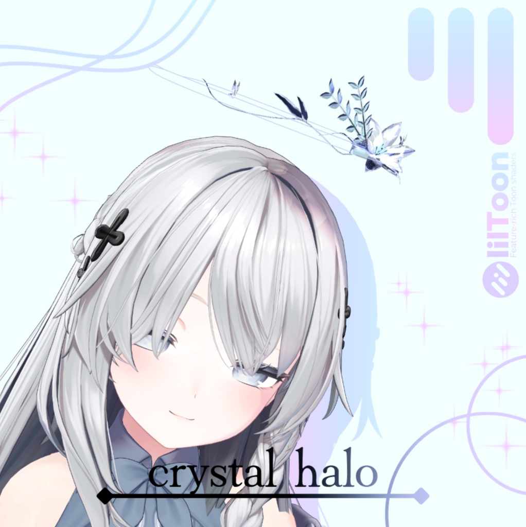 【オリジナル3Dモデル】クリスタルヘイロー