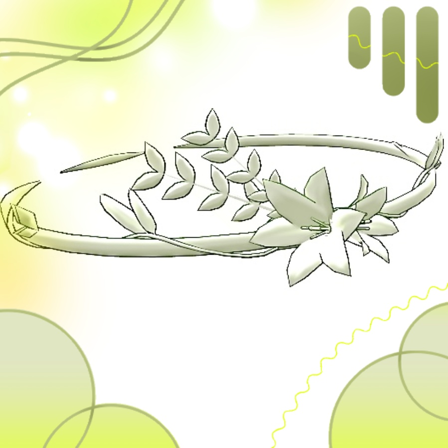 【オリジナル3Dモデル】クリスタルヘイロー