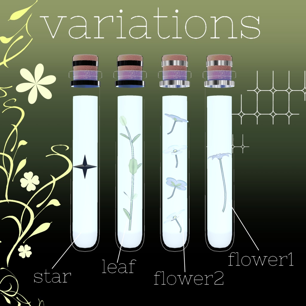 【試験管のネックレス】test_tube_necklace🧪