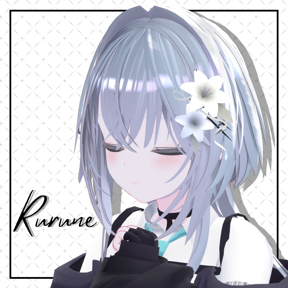 【✦white flower black memory✦】ウルフヘア🌿