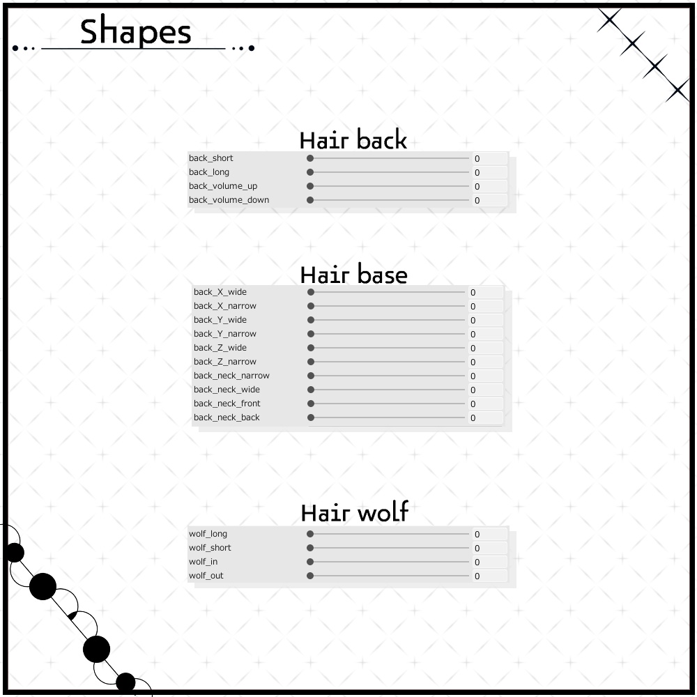 【✦white flower black memory✦】ウルフヘア🌿