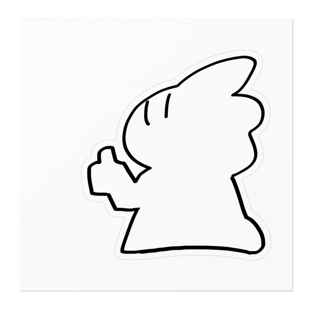 きょむうさステッカー