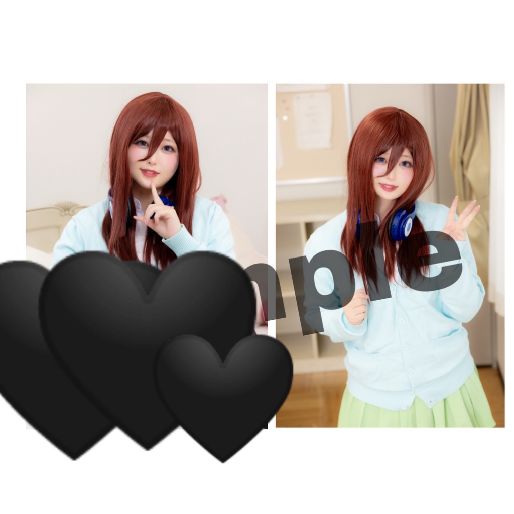 ポストカードセット 中野三玖コスプレ