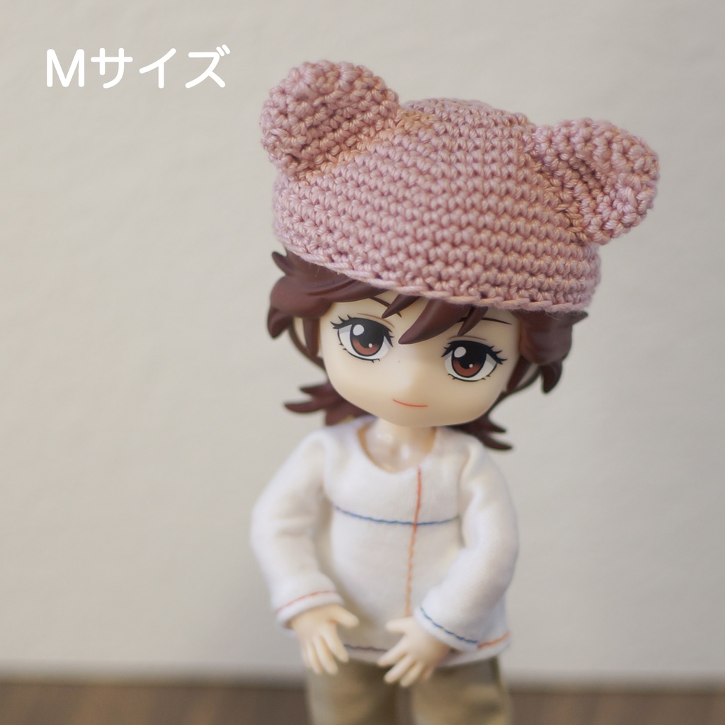 くま耳帽子 Mサイズ