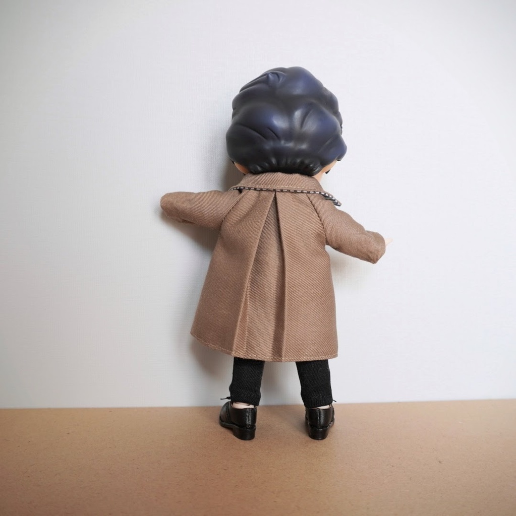 ステンカラーコート モカベージュ