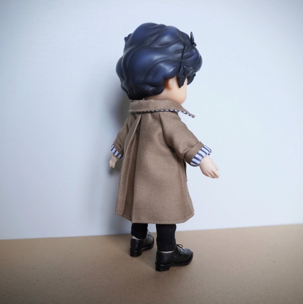 ステンカラーコート モカベージュ