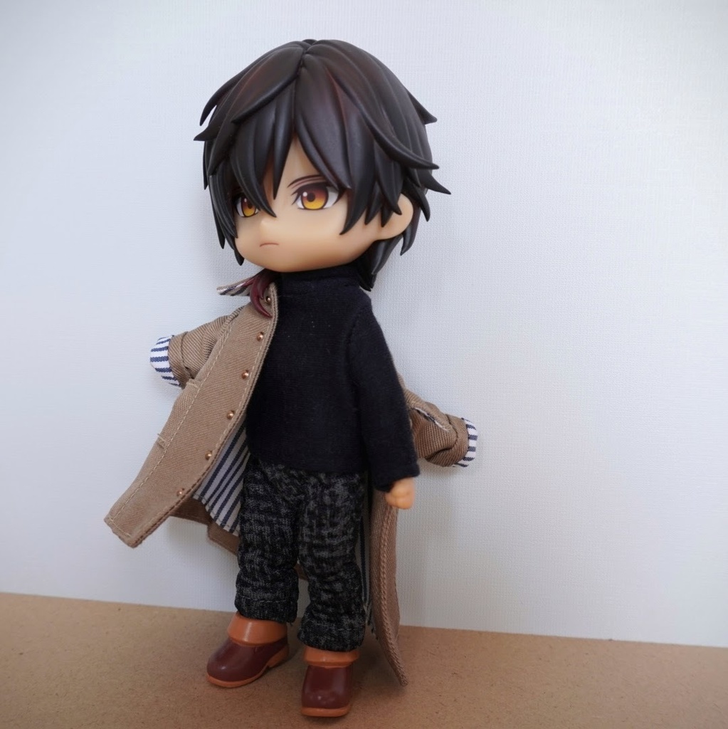 ステンカラーコート モカベージュ