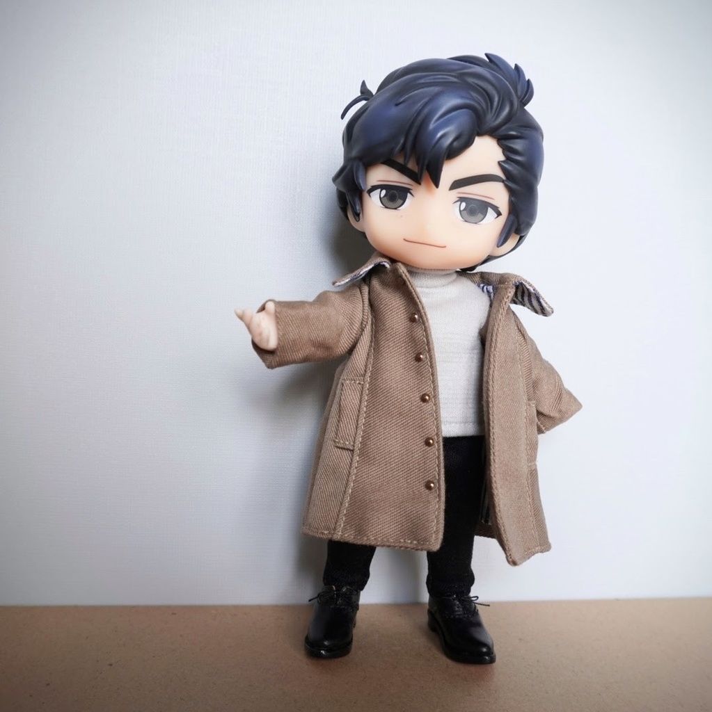 ステンカラーコート モカベージュ