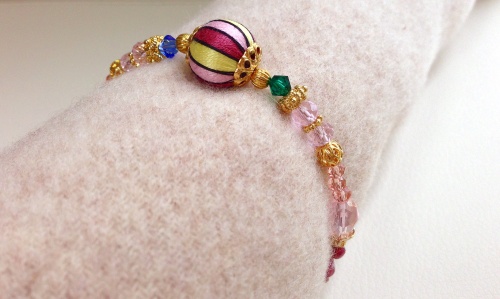 宗三左文字イメージ巻き玉ブレスレット