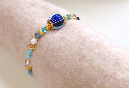 江雪左文字イメージ巻き玉ブレスレット