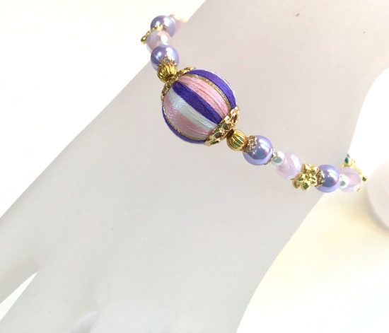 歌仙兼定イメージ巻き玉ブレスレット