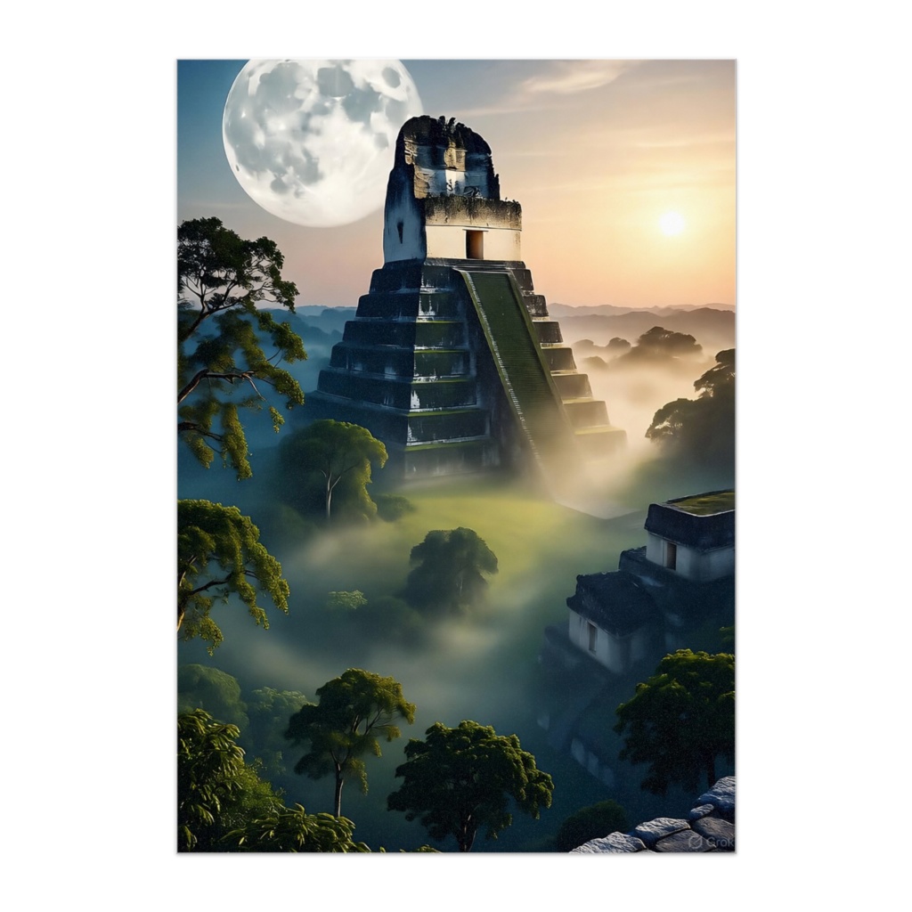 【ポスター】Temple of the Twin Lights – 双つの光を抱く神殿