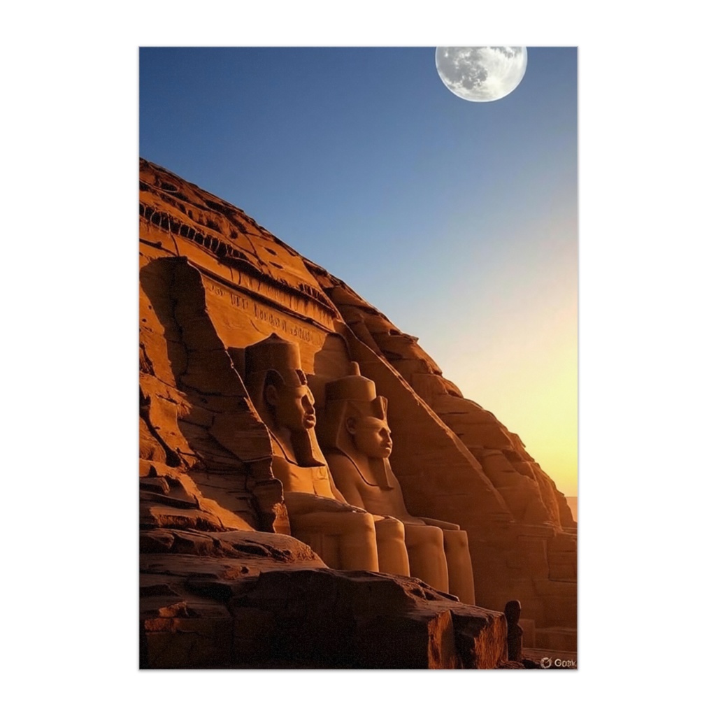 【ポスター】Desert Guardians of the Moon – 砂漠に立つ月の守護者