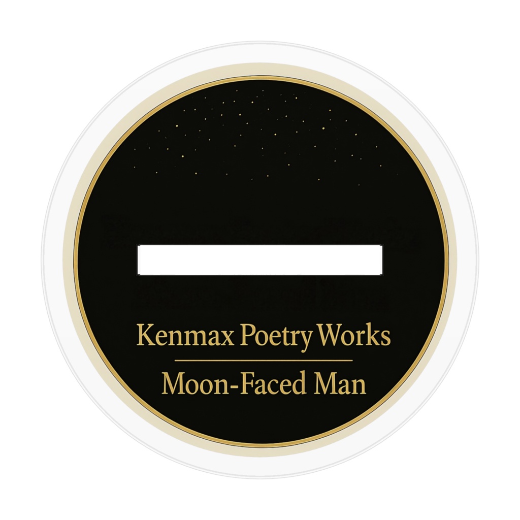 月の顔の男 アクリルフィギュア 〈立ち姿ver.〉