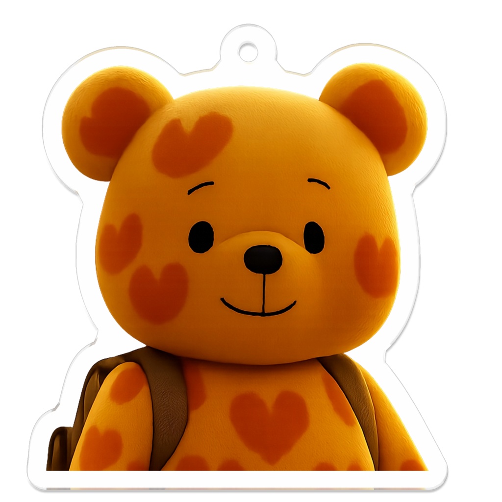 ハートベア アクリルキーホルダー