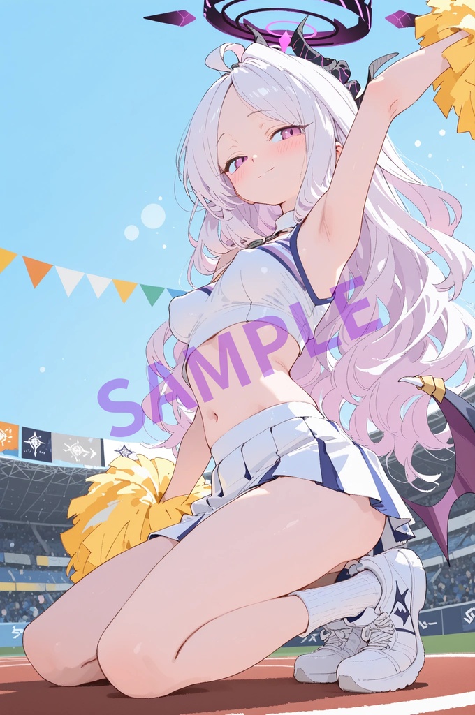 HINA CHEER! Vol.1|空崎ヒナ チアイラスト集【50枚/PNG+PDF】