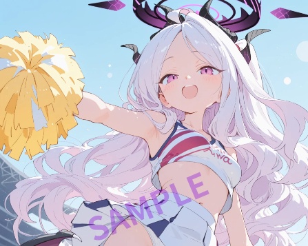 HINA CHEER! Vol.1|空崎ヒナ チアイラスト集【50枚/PNG+PDF】