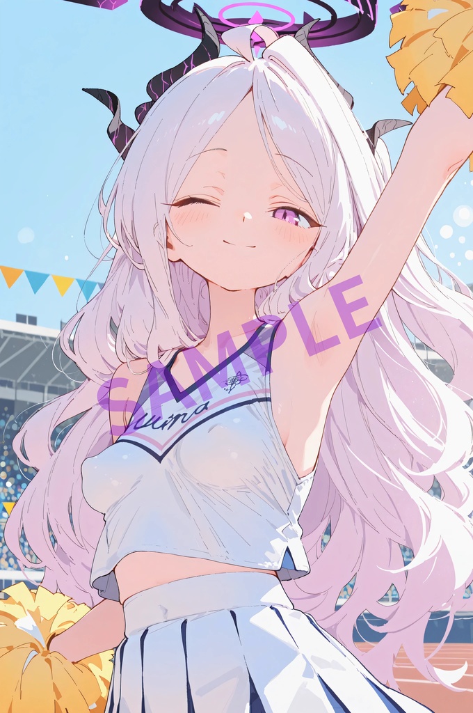 HINA CHEER! Vol.1|空崎ヒナ チアイラスト集【50枚/PNG+PDF】