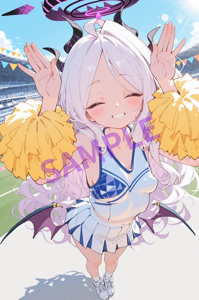 HINA CHEER! Vol.1|空崎ヒナ チアイラスト集【50枚/PNG+PDF】