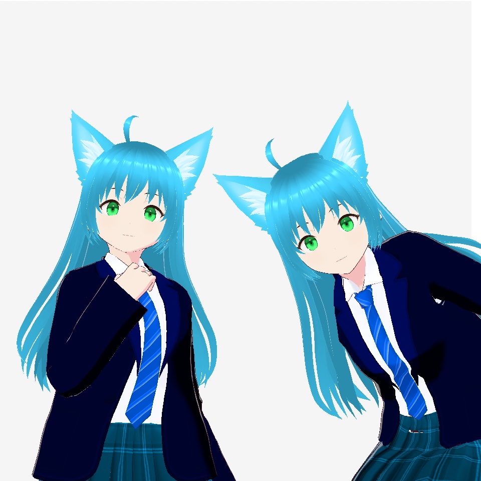 【無料】黒沢尻 狐晴(くろさわじり こばる)【VRM】