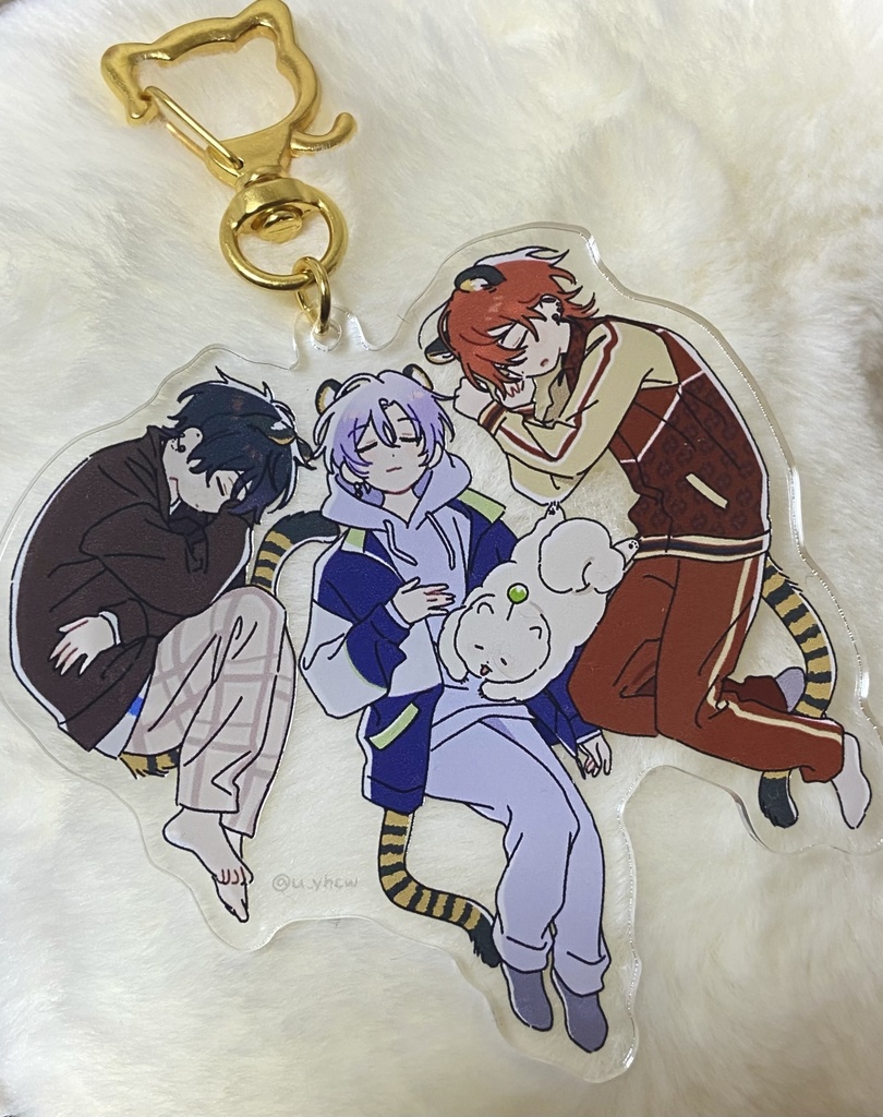 とらべやスヤスヤアクリルキーホルダー