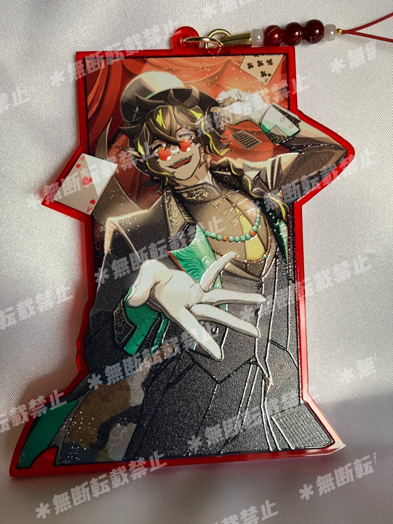 リー先生10cmアクリルキーホルダー3種