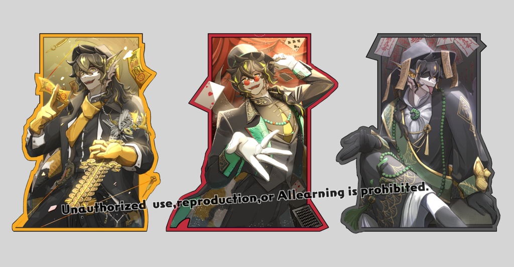 リー先生10cmアクリルキーホルダー3種