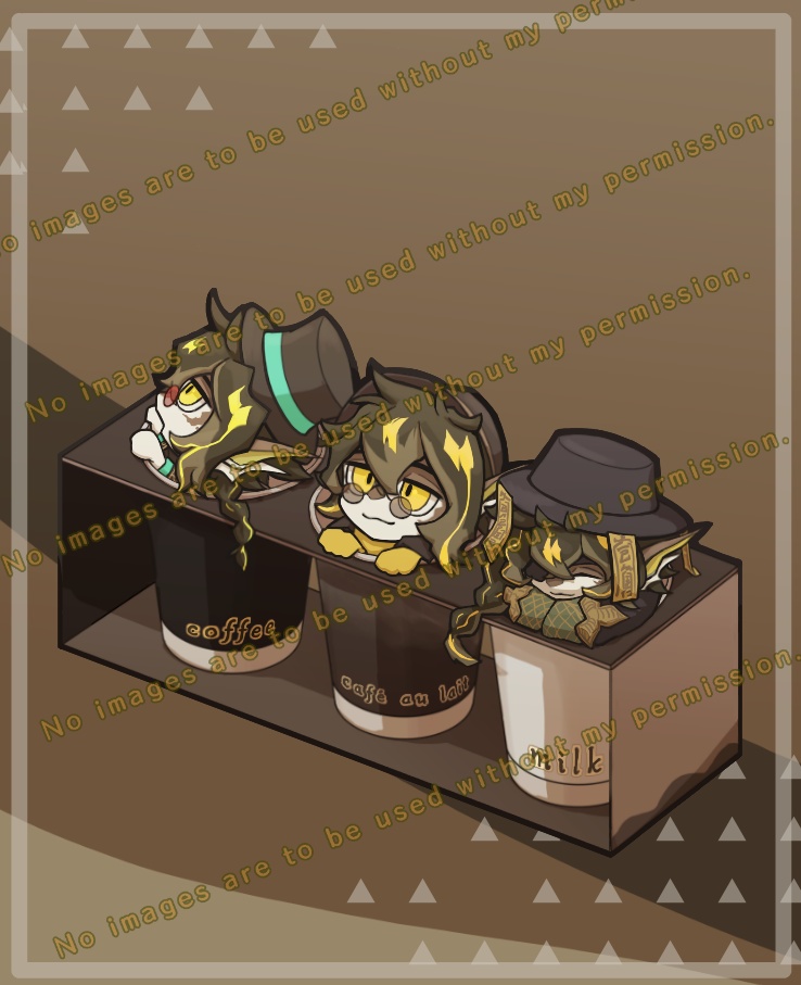 ミニキャラリー先生カフェオレアクキー