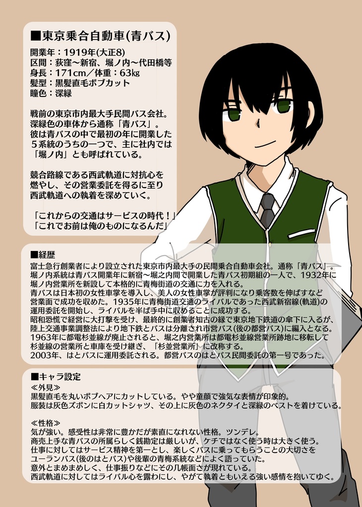 落日行路 設定資料集