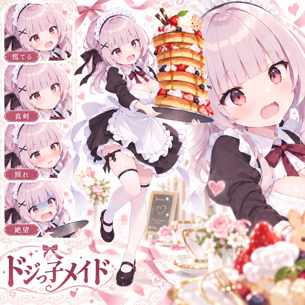 【立ち絵素材108】ドジっ子メイド
