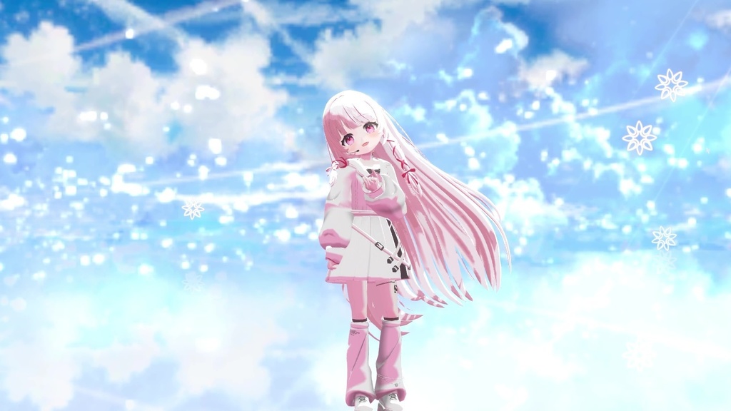 【3Dモデル配布】323(みすみ)MMD用3Dモデル配布【公式】