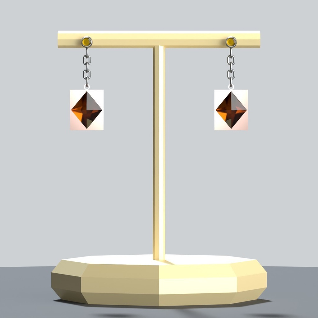 【3Dアバターアクセサリー】ファセットチェーンアクセント