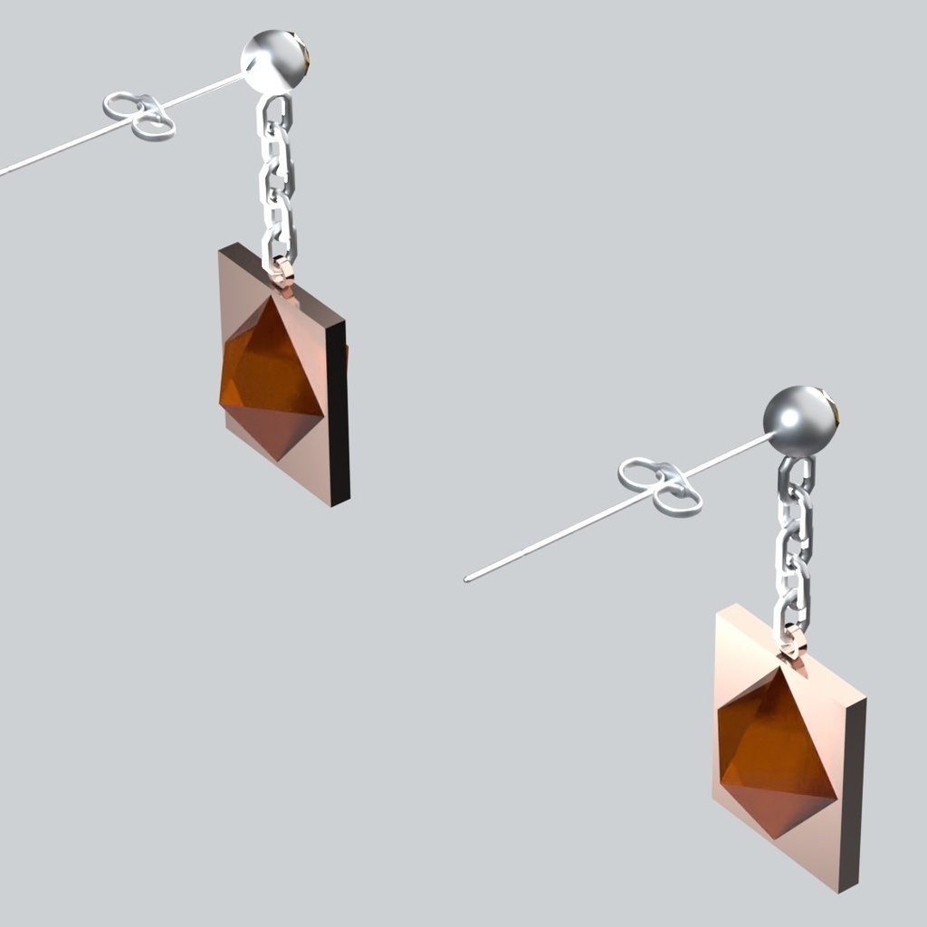 【3Dアバターアクセサリー】ファセットチェーンアクセント