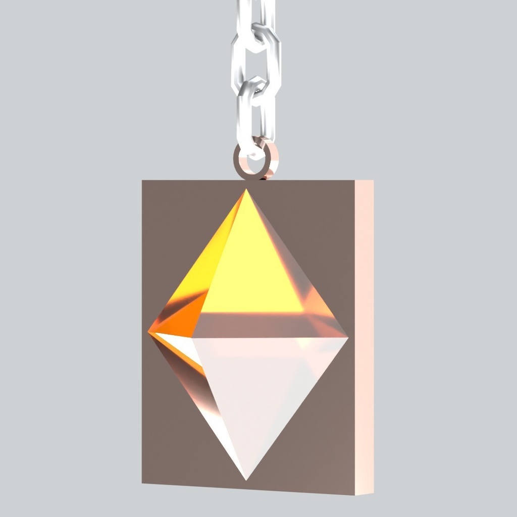 【3Dアバターアクセサリー】ファセットチェーンアクセント