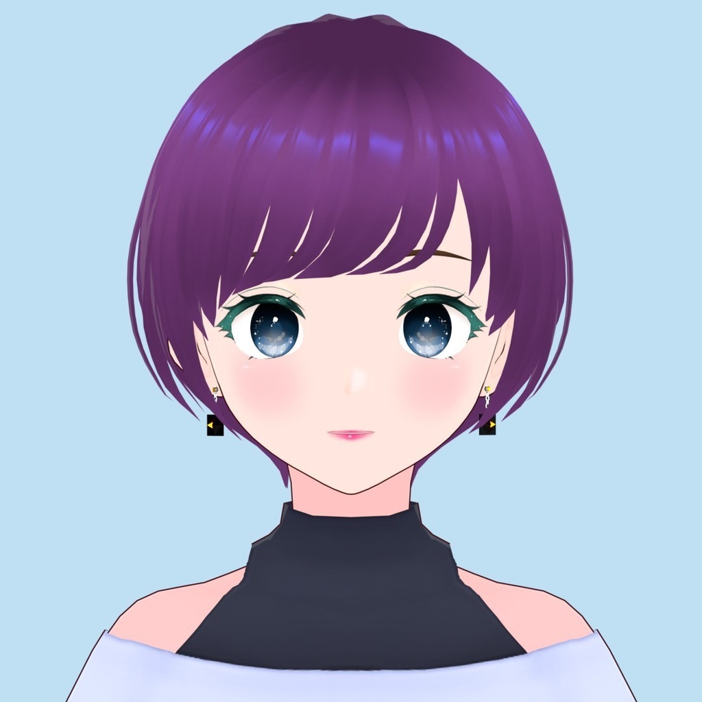 【3Dアバターアクセサリー】ファセットチェーンアクセント