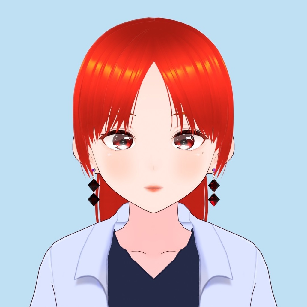 【3Dアバターアクセサリー】スパークルドロップピアス