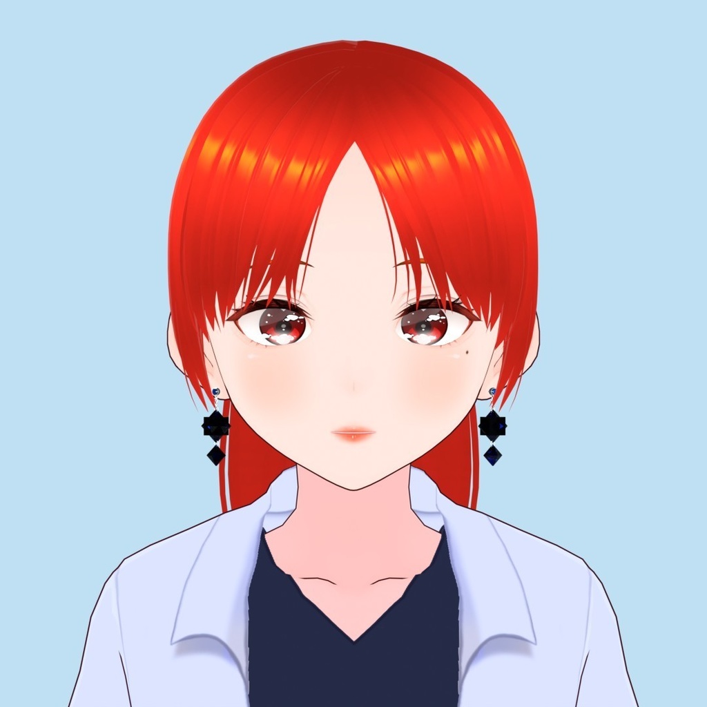 【3Dアバターアクセサリー】ジュエルキューブスタッド