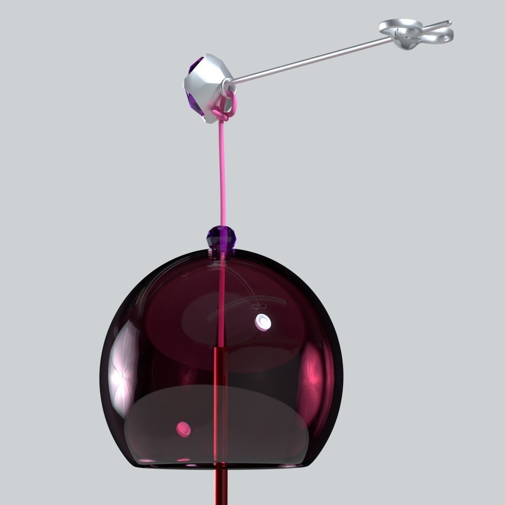 【3Dアバターアクセサリー】涼風ピアス