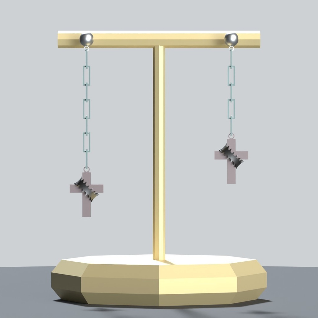 【3Dアバターアクセサリー】クラックスバーベル