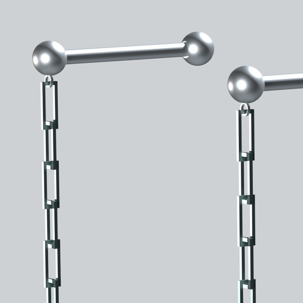 【3Dアバターアクセサリー】クラックスバーベル