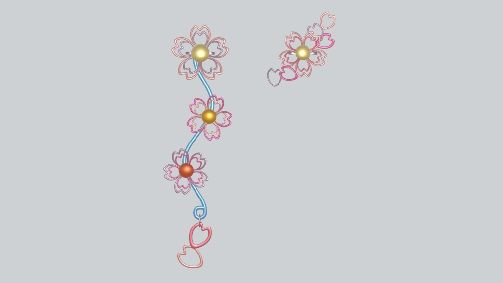 【3Dアバターアクセサリー】桜