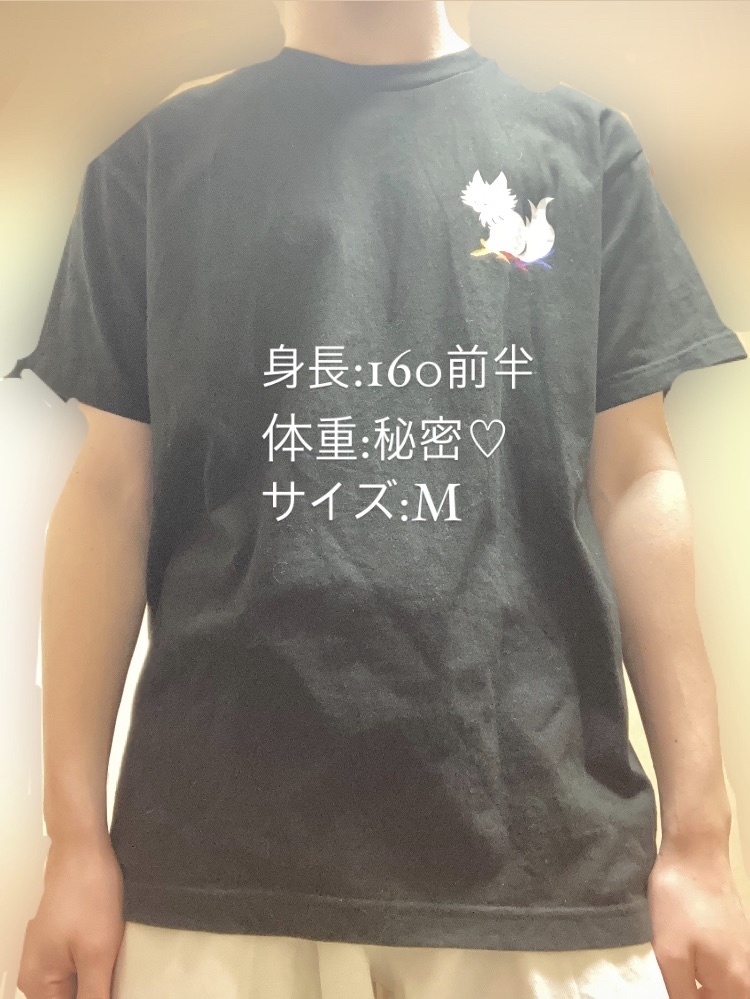【2023誕生日グッズ】めゐぬ オリジナルTシャツ ブラック【再販】