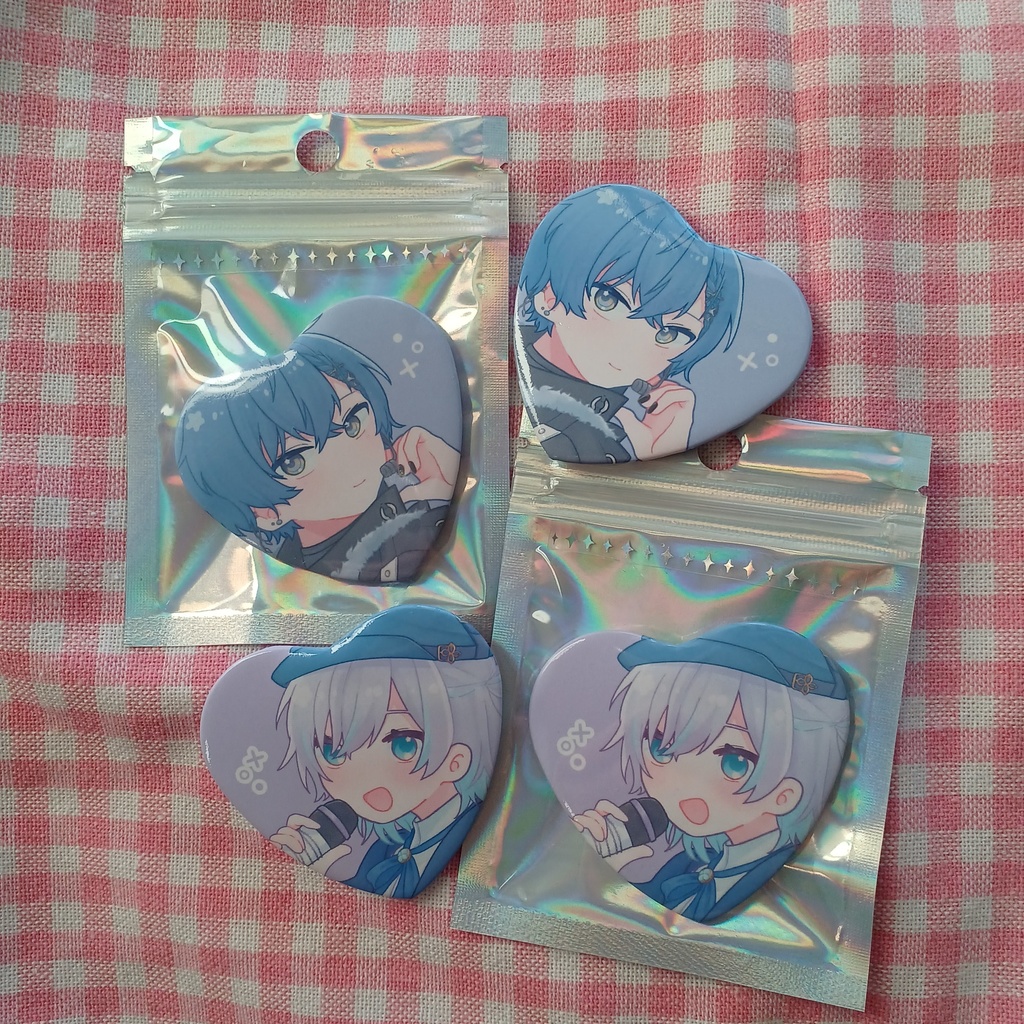 ドンタコ ハート缶バッジ