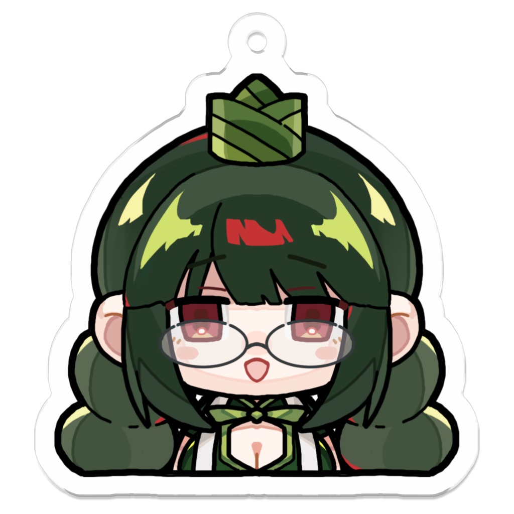 【PSI特区】アクリルキーホルダー(カゴメ) 50×50
