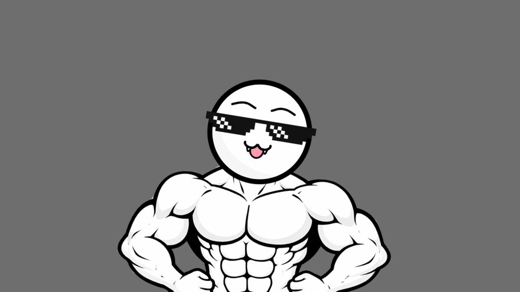 8bitマッチョくんMk1（Live2DModel）