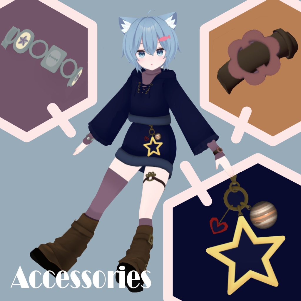 【3D衣装】URAHARA Street GAL【ラスク対応】