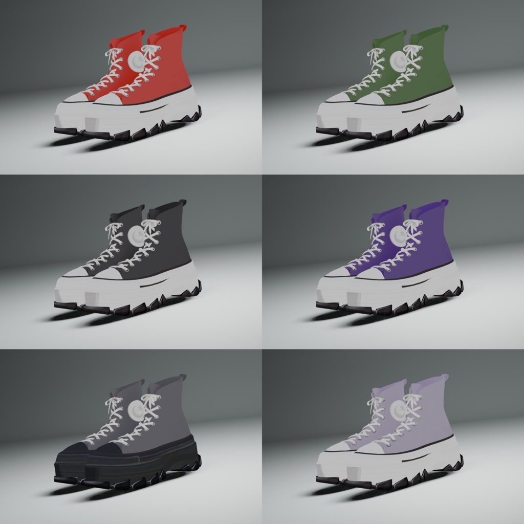 【3D衣装】あつぞこスニーカー【rurune】【Milfy】【Rusk】