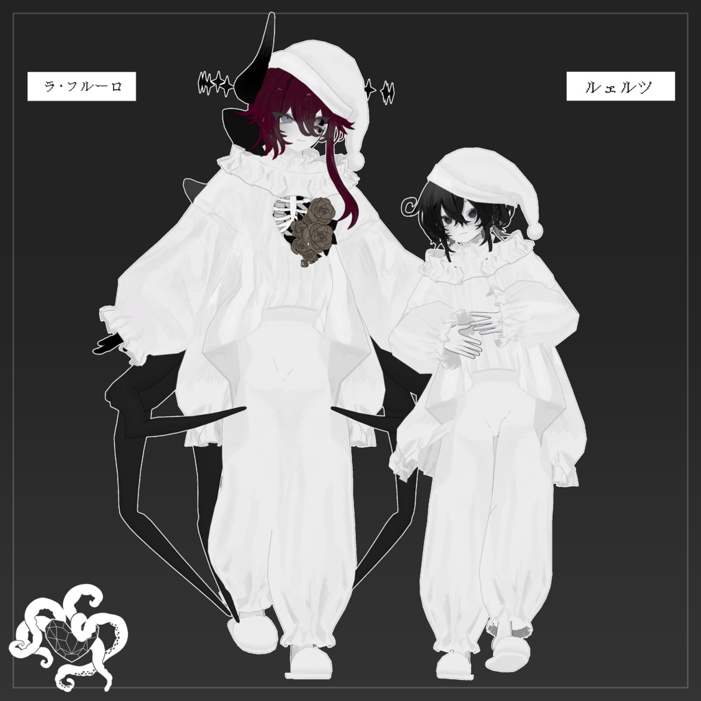 ふらふら離魂服 / VRC想定3D衣装_Ver2.0