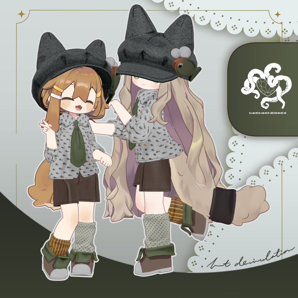 すいすい春服|VRChat想定3D衣装