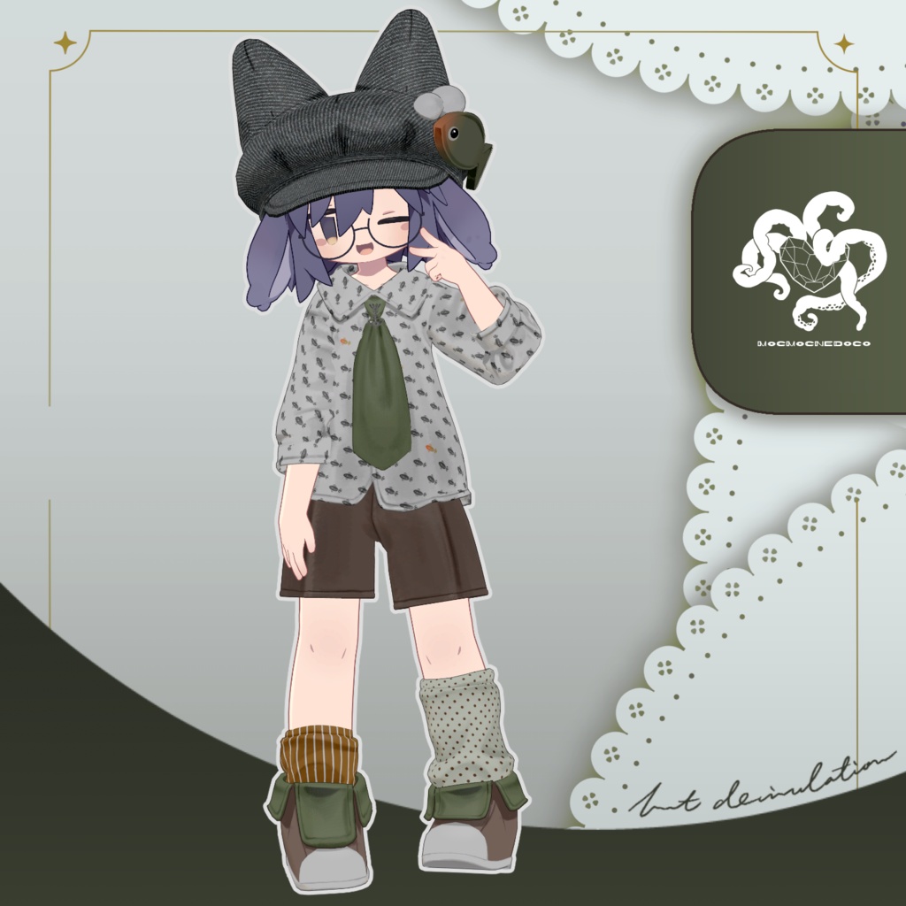 すいすい春服|VRChat想定3D衣装